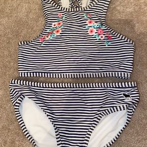 Abercrombie kids striped bathing suit
